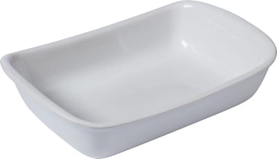 Pyrex - Supreme Ovenschaal Rechthoek 3,2 liter - Wit - Keramiek