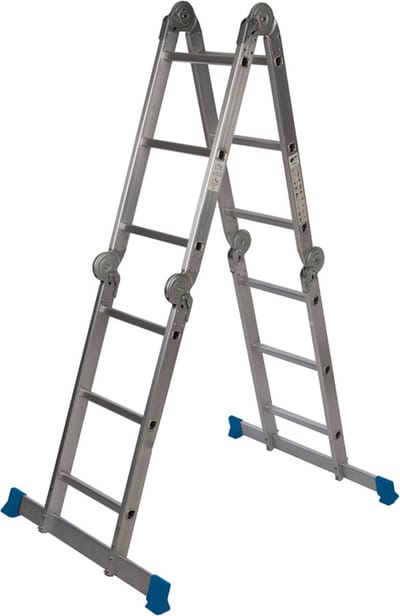Silverline Multifunctionele Reformladder - 12 sporten - Inclusief platform