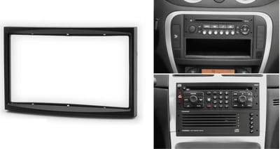 2-DIN CITROEN C2 2003-2009; C3 2001-2010; Berlingo 2008+; Jumpy 2007+ / FIAT Scudo 2007+ / PEUGEOT (207) 2006-2012, (307) 2001-2008, Expert 2007+; Partner 2008+ / TOYOTA ProAce 2013+ frame Audiovolt 11-091