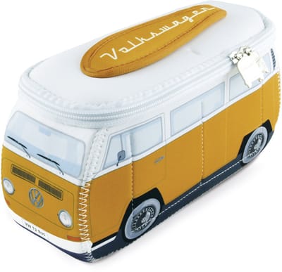 BRISA VW Collection - Volkswagen neopreen universele make-up-cosmetica-cultuur-reistas-pharmacy-tas in T2 Bulli Bus design (klein)