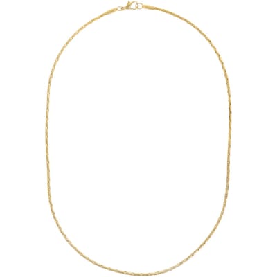 Behave – Ketting dames – Goudkleurig twisted schakel – Nikkelvrij