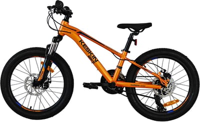 Keskin Bike MTB1 kinderfiets 20 inch – 21 versnellingen met schijfremmen voor en achter – kinderfiets voor 6, 7 en 8 jaar – 20 inch fiets voor jongens en meisjes – oranje