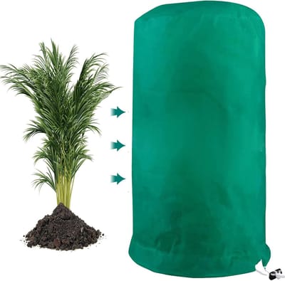 Vorstbeschermer - 4-pack - Plantenhoes - Vorstbeschermende stof - Plantenbeschermhoes - Plantenbescherming - Winterbeschermer voor bomen/planten - 60*80cm- Vorstbeschermer voor planten - Winterhoes - Duurzaam - Ritssluiting - UV-doorlatend