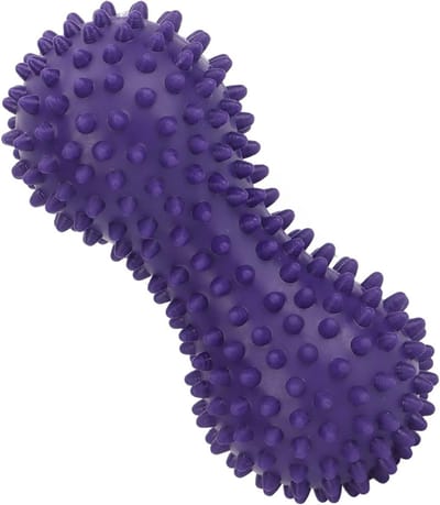 Diepe Weefselmassage met Yoga Massagebal - Voetmassager voor Triggerpoints en Stressverlichting met Dubbele Pinda Vorm en Stekelige Bal