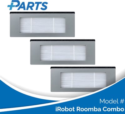 iRobot Roomba Combo Filters (3 Stuks, Plus.Parts® alternatief voor 4720114)