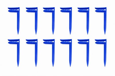 12 Stuks Strandlakenklemmen - haring - grondklem - strand - picknickklem