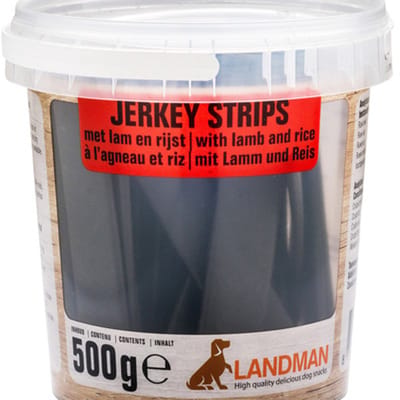 Landman Lamb & Rice Strips USA (500gr) - Hondensnacks - Hondensnoepjes - Hondenkoekjes