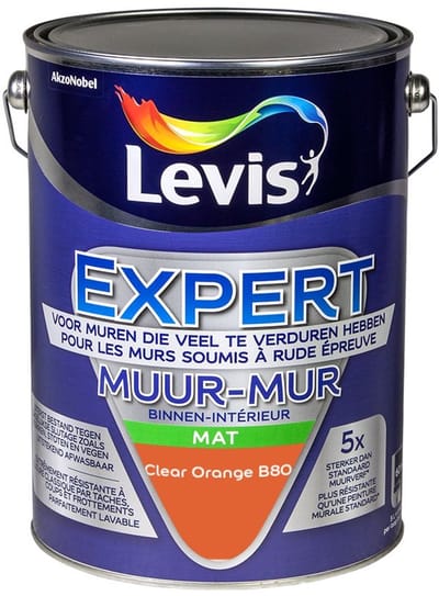 Levis - Expert Muur Binnen Mix - Clear Orange B80 - Mengverf - 5 L