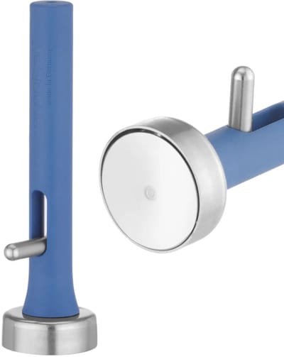 Stöckel Serie - RVS Porcjoner - 40mm - Afwasmachinebestendig - Blauwe Handgreep
