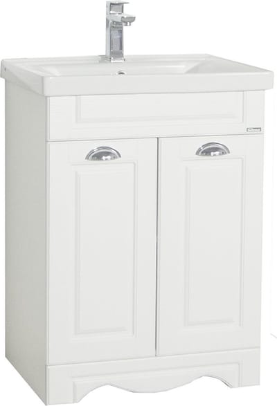 2-delig wastafelmeubel Wastafelbreedte 60 cm Badkamermeubelset Wastafel landhuis Casalo L