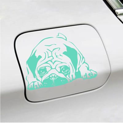 Bumpersticker - Hond - 11,6 X 16 - Mint