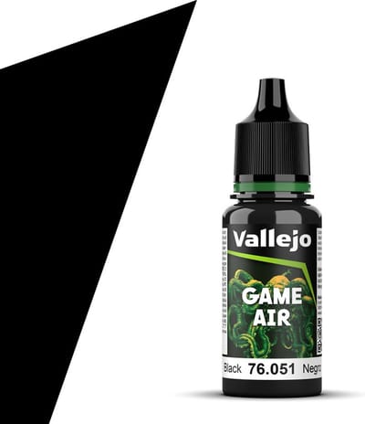 Vallejo Hobbyverf Acrylverf - 76051 Game Air - Black - Acryl - Verf flesje - 18 ml