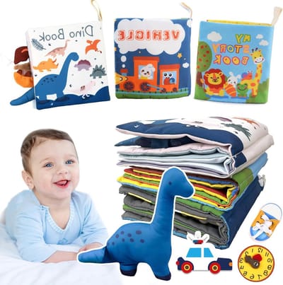 Book for Babies from 0 Months - Feeling Baby Book Fabric Books - Playbook for Babies Newborns Toddlers - Interactive Photo Book Baby Toys - Gifts for Babies