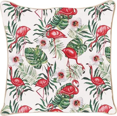 Signare Kussenhoes - Gobelin - Flamingo - 45 cm