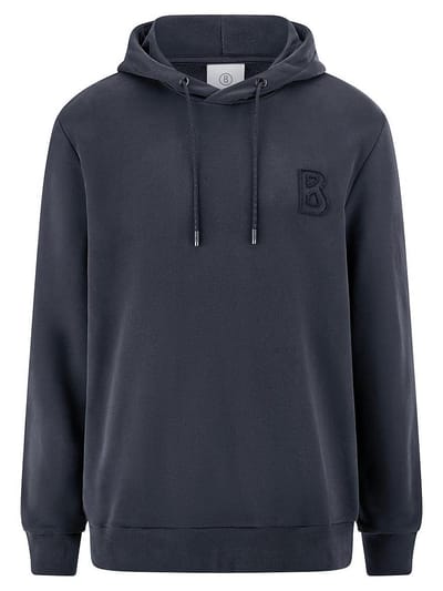 Trui capuchon Maurice Van Bogner blauw