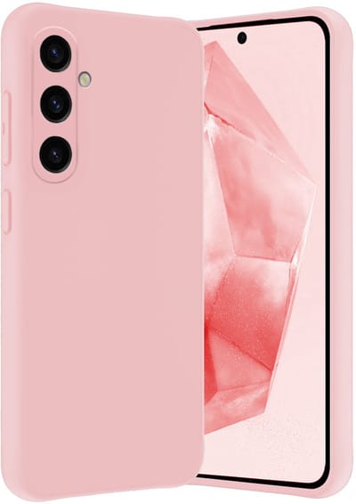 Hoesje - Geschikt voor Samsung Galaxy A36 - Sterk & Shockproof - Hoes Cover - Siliconen Case - Lichtroze