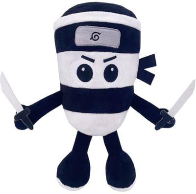 Topknuffels® - Cappuccino Assassino Italian Brainrot Pluche Knuffel 23 cm - TikTok Plush Toy - Speelgoed Knuffels Brain Rot - Ballerina Cappucina, Tralalero Tralala, Tung Tung Tung Sahur, - Samurai Ninja Koffiebeker
