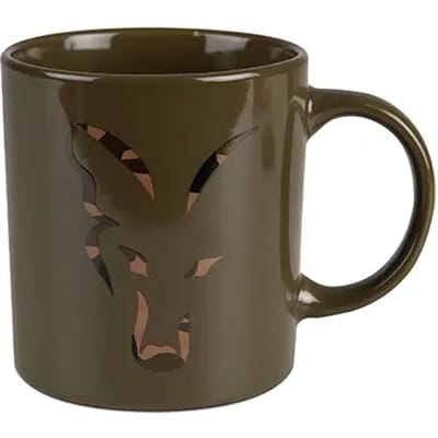 Fox Green & Camo Head Ceramic Mug