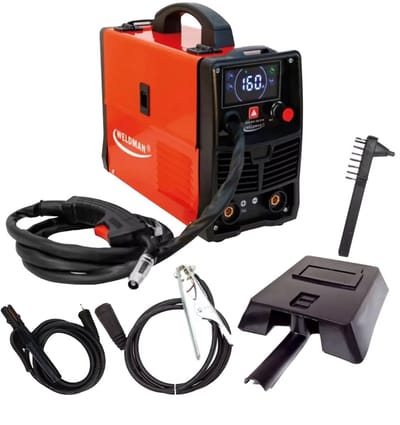 Weldman Mini MIG 160 Synergia - Halfautomatische Lasser - Synergische Technologie - 160A