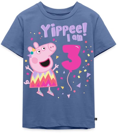 Peppa Pig's 3e Verjaardag Outfit Cadeau Premium T Shirt Kinderen