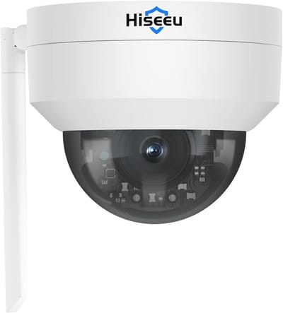5MP Buiten Beveiligingscamera met 360° PT Koepel, HD Nachtzicht en Draadloze Wifi