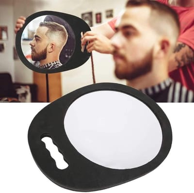 Multifunctionele Handheld Make-up Spiegel, Vierkante Barberspiegel voor Kappers en Schoonheidssalons, Draagbaar en Schokbestendig