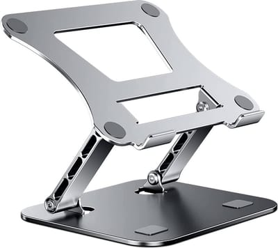 Universele Aluminium LB-553 opvouwbare Laptop Standaard 9,7 tot 17 inch - Laptop Houder - Tafel / Bureau Houder - Geschikt voor Macbook / Laptop / Notebook voor Thuiswerken en op Kantoor - Laptop steun