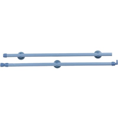 Barre de pierre d'air de mur de bulle d'aquarium 23 pouces outil de ménage de diffuseur d'air de mur de bulle d'aquarium 7 inch bleu