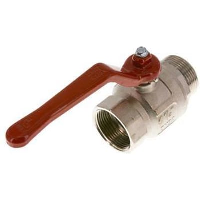 Buiten x Binnendraad G/G 1-1/4 inch Kort design 2-Weg Messing Kogelkraan - BL2BN-M-SD-MF-114