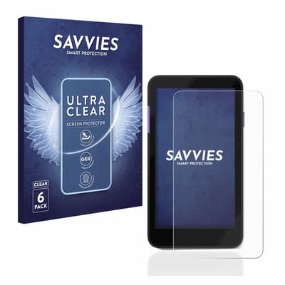 Savvies - Screenprotector voor Zettle Terminal (by Paypal) - Folie Beschermfolie transparant 6 Stuks
