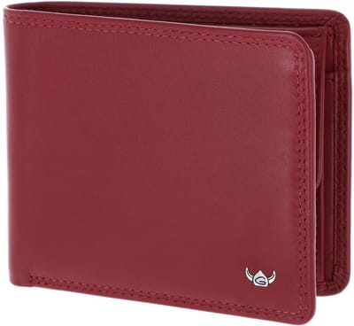 Golden Head Leren portemonnee Polo RFID Protect Scheintasche 1135 Rot donkerrood