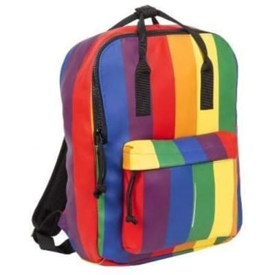 New Rebels Mart Chicago 18L Regenboog Rugzak Waterafstotend Laptop 13