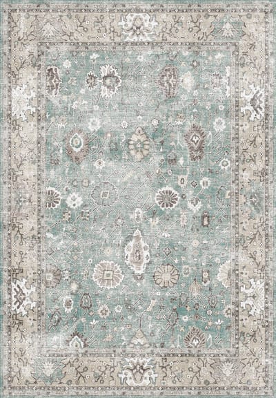 Bamyum Zuleo Bedrukt Tapijt Chenilleprint Machine Made 120 x 180 cm, Vintage Tapijt Slaapkamer, Antibacterieel Antislip Ondervloer Keukentapijt