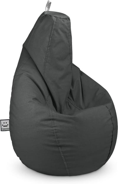 Grote Grijze Zitzak Stoel - Comfortabel en Duurzaam voor Binnen en Buiten