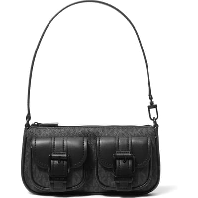 Michael Kors Small Pouchette Black Size: OS | Clutch Bags Outlet | Dames | Zwart