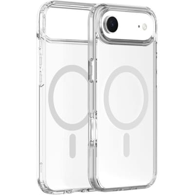 Coverzs Crystal Magsafe case geschikt voor iPhone 17 Air - Magsafe telefoonhoesje - Schock & TPU hoesje