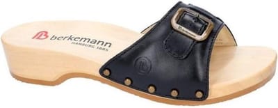 Berkemann -Dames - zwart - slippers & muiltjes - maat 42