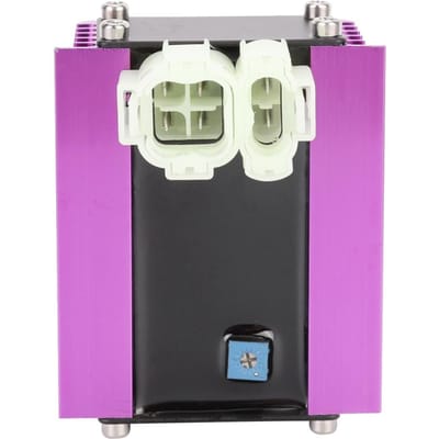 Boîtier d'allumage AC CDI de course réglable violet pour scooter Moped ATV Quad GY6 50cc 125 150cc purple