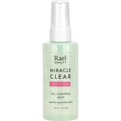 Rael, Beauty, Miracle Clear Oil Control Mist, 75 ml (2.5 fl oz)