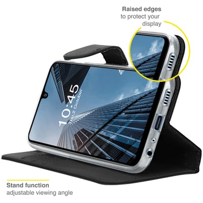 Accezz Hoesje - Geschikt voor Samsung Galaxy A32 (4G) - Wallet Softcase Bookcase - Zwart