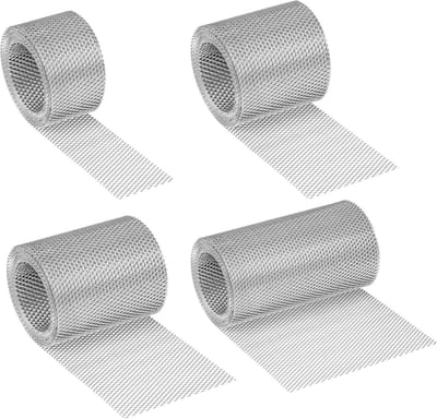 Aluminium Dakgootrooster op Rol 100 mm x 5 m – Ventilatie en Vogelwering voor Dakrand