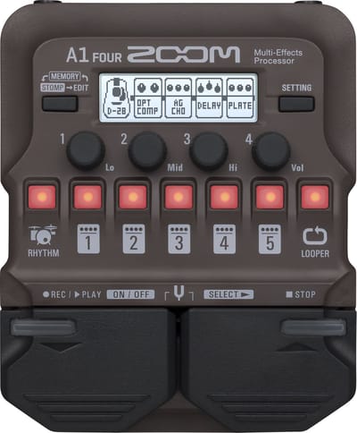 Zoom A1 FOUR - Effect-unit voor akoestische gitaar