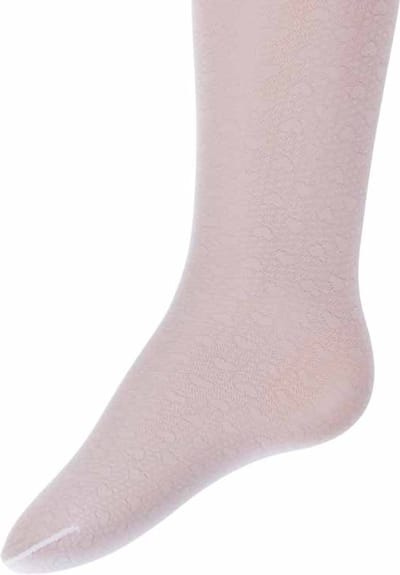 Ewers - Babypanty wit met hartjes - 40 DEN - maat 68