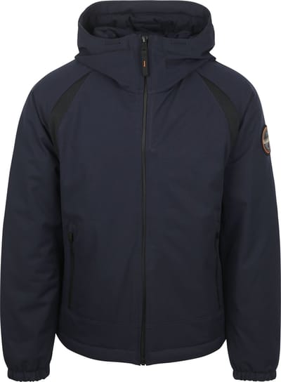 Napapijri Jas Softshell Lorze Navy - Maat L - Heren - Winterjassen