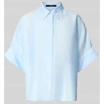 boxy fit blouse van lyocellmix model 'Zulin'
