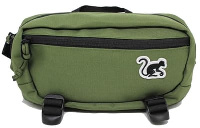 Crossbody heuptas - Hondentas - Unisex tas voor volwassenen - 1,5 liter - Gerecycled (groen)