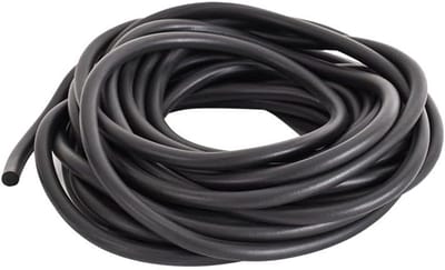 Ø 8 mm x 12 meter rond koord voor voegen, zwart afdichtschuim, EPDM afdichtsnoer voor naadafdichting van deuren, ramen en muren, ideaal voor vochtwering en isolatie
