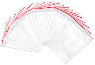 Dailygoody - Zip Bags - Resealable Plastic Bags - Handig voor opslag - Transparant - Kleine Pockets - Perfect voor dagelijks gebruik - 200 stuks