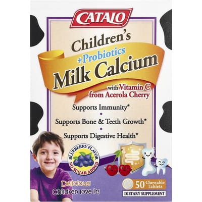 Kinder Melkcalcium + Vitamine C Probioticum, Kauwtabletten 50
