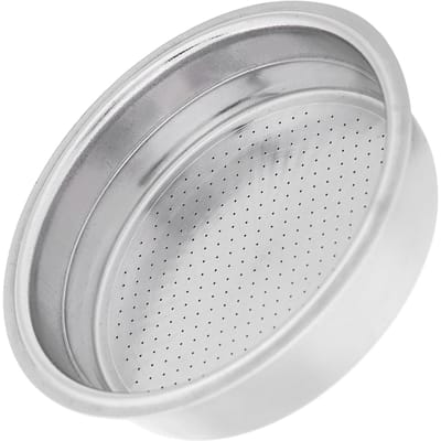 Dubbellaags roestvrijstalen koffiefilter Geperforeerd filtermandje Koffiemachine-accessoires Type 1 white